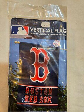 Wincraft Vertical Flag Boston Red Sox Banner Indoor Outdoor 27" x 37" Sports Ho